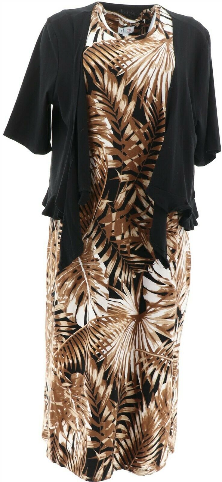 midi dress with shrug