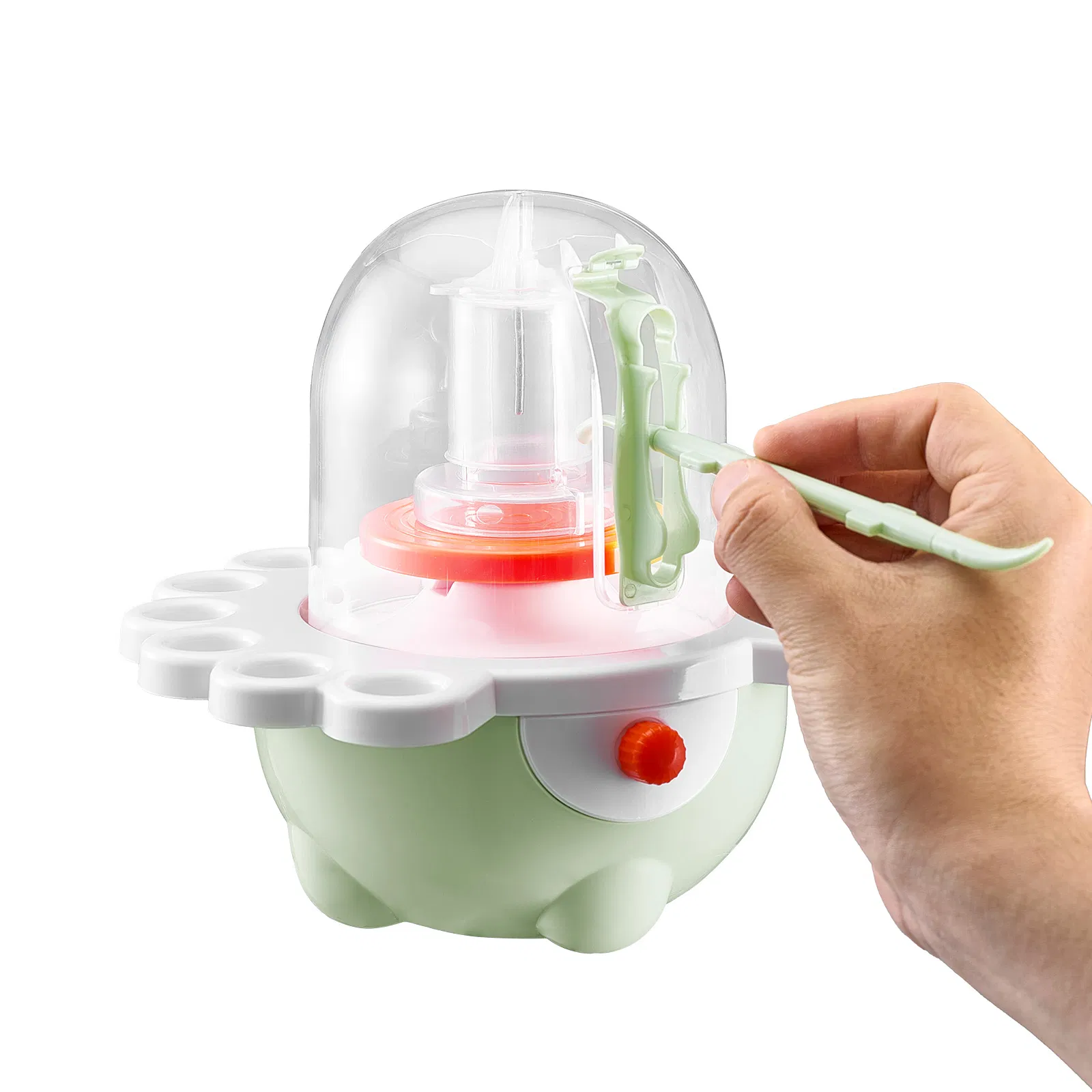 Electric Mini Pottery Wheel for Kids and Beginners-2"&3" Turntables,Adjustable Speed,Complete Clay Sculpting Set,Great Gift Idea