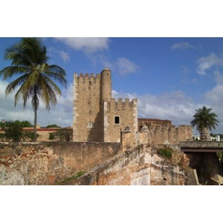 Bolo Santo Domingo Harbor - Fort Ozama Santo Domingo Dominican Republic Caribbean Canvas Art - Paul Thompson DanitaDelimont (26 x 18)