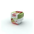 thumbnail image 3 of Rubbermaid TakeAlongs 669-mL (2.9-Cup) Square Food Storage Containers, Special-Edition Sharp Lime Green, 8-Pack, 3 of 3