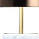 thumbnail image 3 of Lámpara Benzara BM309065 con pantalla abovedada de 53 cm, latón blanco, 3 of 5