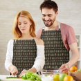 thumbnail image 3 of Dark Brown Bigfoot and Tree Pattern Apron-Garden Aprons for Women with Pockets-Cotton Linen Waterproof Kitchen Cooking Gardening Aprons Adjustable for Kitchen,Cooking,BBQ and Salon 33x27 Inch, 3 of 7