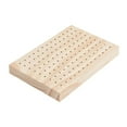 thumbnail image 4 of Soporte de brocheta de alimentos de madera Estatua de arcilla Decoración de la mesa Decoración de la vajilla del aperitivo Servicio de porción para la 117 agujeros, 4 of 8