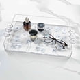 thumbnail image 4 of BAOPAI Acrylic Serving Trays With Handles Decorative Platters For Breakfast In Bed Dining Appetizers Patio Party Set Of 2, 4 of 8