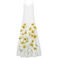 thumbnail image 4 of Winter Savings! Enjoytime Sundresses for Women 2024 Fashion V-Neck Boho Floral Print Long Dress Sleeveless Spaghetti Strap Loose Slip Dresses for Women, 4 of 5