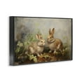 thumbnail image 3 of Stupell Industries Traditional Wild Rabbits in Nature Black Framed Giclee Art, 18 x 12, by Petals Prints Design, 3 of 8