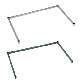 

24 Deep x 48 Wide 3 Sided Chrome Frames