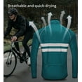 thumbnail image 4 of AOLIGEI Cycling Jacket Man Windproof Waterproof Reflective Ultralight MTB Mountain Bicycle Wind Jackets Cycling Bike Windbreaker, 4 of 6