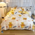 thumbnail image 1 of Juego de 4 fundas de edredón con dibujos animados de Disney y Stitch, ropa de cama para estudiantes, colcha de microfibra suave y ligera., 1 of 2