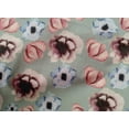 thumbnail image 4 of oneOone Cotton Poplin Dusty Green Fabric Flower Watercolor Sewing Craft Project Fabric Prints By Yard 42 Inche Wide, 4 of 4