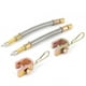 thumbnail image 3 of 2Pcs Tire Valve Stem Extension Adaptor Stainless Steel Braided Hose Car Universal 150mm, 3 of 5