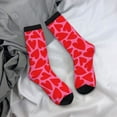 thumbnail image 5 of KLL Love Heart Print Cool Socks Men's Women's Crew Socks Funny Crazy Novelty Stockings, 5 of 6