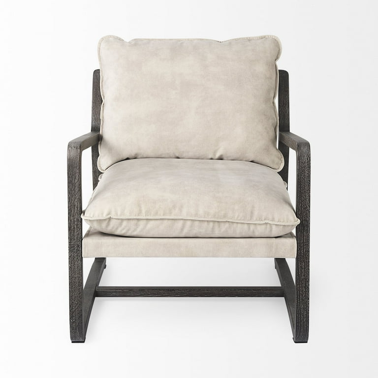 Modern Rustic Cozy Black And Cream Accent Chair Modern Rustic Cozy Black And Cream Accent Chair