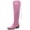 23YY08 Pink, variant on GLOBALWIN Women's Black Cowboy Boots Western Fashion Over The Knee Thigh High Cowgirl Boots Low Heel Size 11M