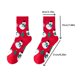thumbnail image 5 of Calcetines navideños Qarigey 3 pares muñecos de nieve Colores surtidos para mujer, 5 of 6