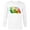 White, variant on Marvel Avengers Vision Solar Gem Rainbow Comic Retro - Long Sleeve T-Shirt for Men - Customized-Black