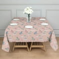 thumbnail image 3 of Pink Cartoon Unicorn Rainbow Cloud Bird Pattern Square Tablecloth,Waterproof Square Table Cover,Wipeable Spillproof Washable Table Cover for Home Kitchen Party Decor 60"x60"(152x152cm), 3 of 6