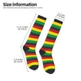 thumbnail image 2 of Rocae Music Colors 1 for Novelty Casual compression Socks For Women Men Contrast Color Stockings, 2 of 6