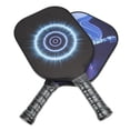 thumbnail image 3 of Racket Set Indoor Outdoor  Paddle Glass Fiber PP Core with 4 Balls for Sports Training, 3 of 8