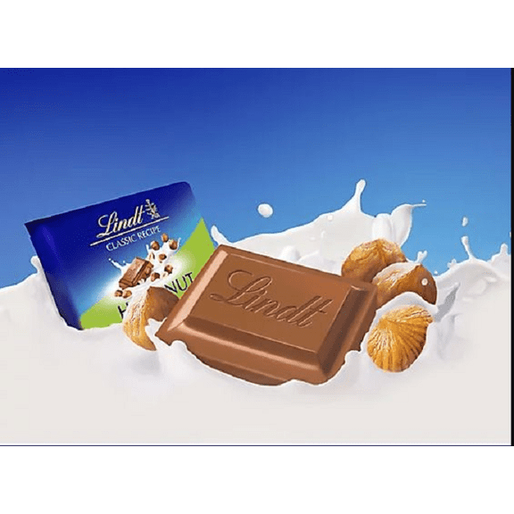 Lindt CLASSIC RECIPE Hazelnut Milk Chocolate Pieces 48 Count of Individually Wrapped Candy
