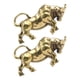 thumbnail image 3 of 2 uds llavero colgante de buey de latón, dijes de llavero de toro, manualidades de dijes para mochila, estatua de buey de latón con adorno de toro, 3 of 9