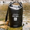 thumbnail image 6 of YUMQUA Waterproof Dry Bag Backpack 40L, Roll Top Floating Waterproof Storage Bags for Kayaking, Boating, Swimming, Hiking, Camping and Fishing, Black, 6 of 6