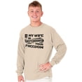 thumbnail image 5 of US Army Logo Wife Defending Freedom Men's Long Sleeve Tee T Shirt Brisco Brands 5X, 5 of 6