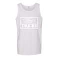 thumbnail image 2 of Wild Bobby, Ford Trucks White Sign, Cars and Trucks, Men Graphic Tank Top, White, Large, 2 of 4