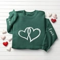 thumbnail image 5 of zbxnLI Valentine's Day Top for Womens Crew Neck Sweatshirt Graphic Tee Long Sleeve Shirts Spring Pullover Outfits, 5 of 6