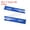 Blue, variant on Unique Bargains 9.8'x0.7' Badminton Racket Head PU Protector Sticker Racquet Guard Tape, Yellow 4 Pack