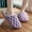 Purple, variant on Women Slippers Clearance Flat Soft Plush Soft House Shoes on Bedroom Fuzzy Slippers Cozy Indoor Warm Slipper