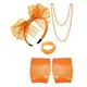 thumbnail image 1 of Yuarrent 1 Juego de disfraces individuales de los años 80, luminosa, accesorios de Cosplay, ropa de propósito especial, accesorios de fiesta Kits de decoración para fiestas estilo 1 naranja Yuarrent HA060875-05, 1 of 6