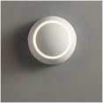 thumbnail image 2 of Lámpara de pared circular giratoria de 360 ​​grados, luz LED adecuada para luminarias decorativas en salas de estar, escaleras y pasillos, color blanco, 2 of 5