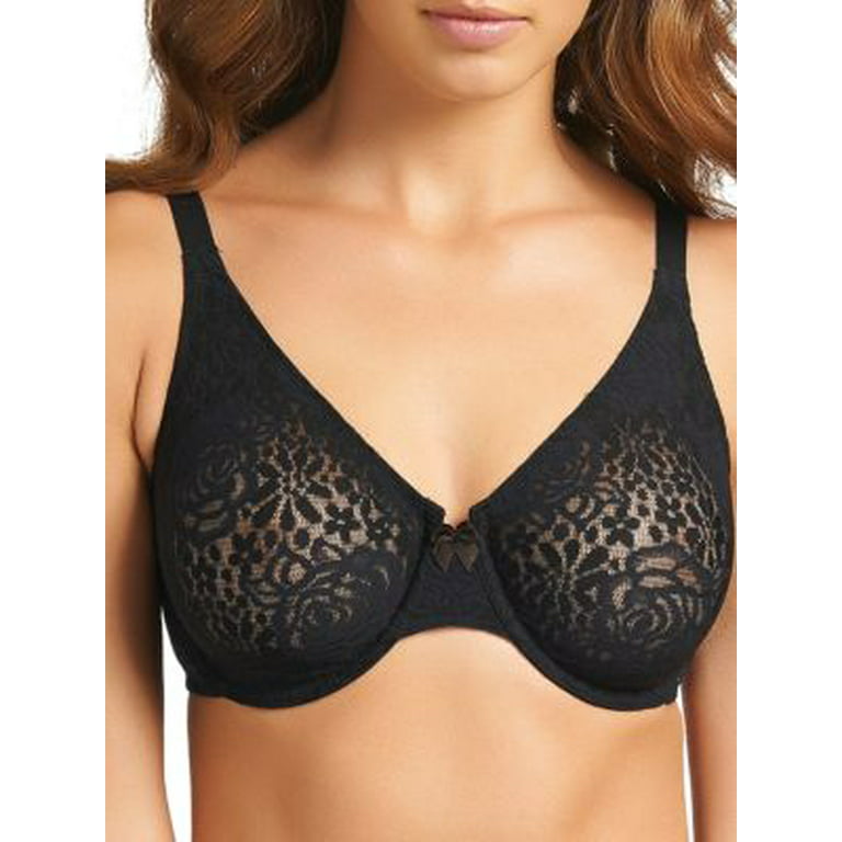 Wacoal Halo Lace Molded Underwire Bra 851205, Up To G Cup In
