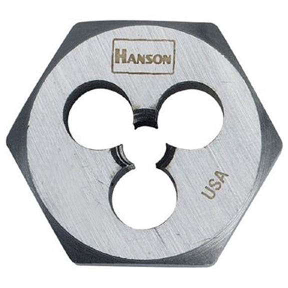 Irwin Industrial Tool Co.  .38 in.-16 NC High Carbon Steel Fractional Hexagon Die