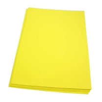 Craft Foam Sheets--12 x 18 Inches - Yellow - 5 Sheets-2 MM Thick