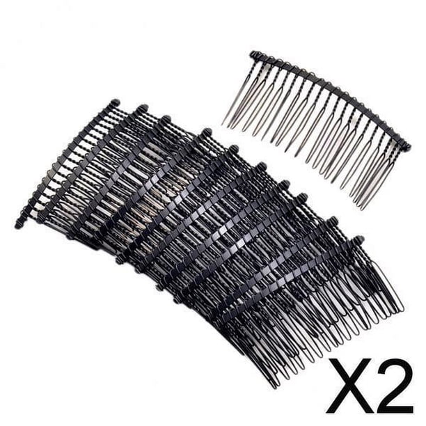 Peine de Metal BLESIY para El Cabello 2x10 Uds Accesorios DIY