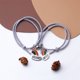 thumbnail image 1 of 2 pcs pulsera pareja magnética colgante Gao Jiahui unisex, 1 of 2