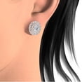 thumbnail image 5 of 3/4 Carat T.W. Diamond 10kt Rose Gold Double-Halo Stud Earrings, 5 of 5