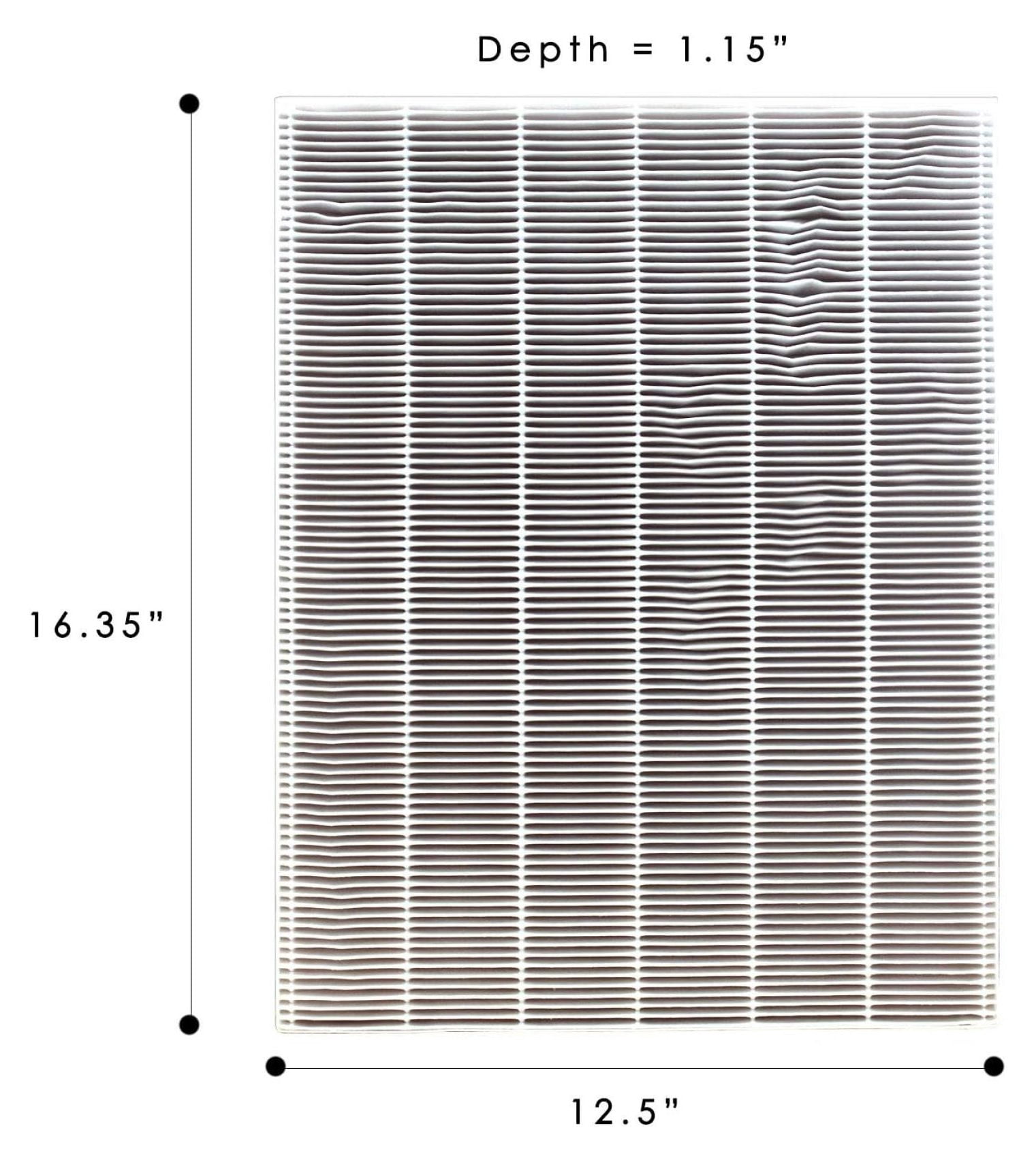 Replacement HEPA Filter for Winix 115115 Filter A for C535 533-2 P300 5300 | Removes Dust, Dirt, Odor and More! (2 Sets)