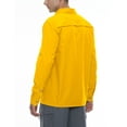 thumbnail image 2 of Little Donkey Andy Men's Outdoor Shirt - Stretch, Quick-Dry, Water-Resistant, UPF 55+ for Hiking, Travel, and Camping Yellow Size L, 2 of 5