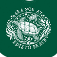 thumbnail image 4 of Inktastic Sea You at Edisto Beach Boys or Girls Baby Bib, 4 of 4