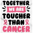 thumbnail image 2 of Together Tougher Than Breast Cancer Zip Hoodie Sweatshirt Women Brisco Brands S, 2 of 6