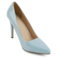 thumbnail image 4 of Delicious Shoes Women Stiletto High Heel Classic Pumps Pointed Toe SCHEME-S Sky Light Blue Patent 6.5, 4 of 5