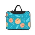 thumbnail image 2 of YFYANG 14 inch Universal Laptop Bag Oxford Cloth Laptop Sleeve, Multi-functional Watercolor Peach Doodle Notebook Computer Messenger Bag Handbag, 2 of 8
