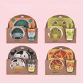 thumbnail image 4 of Children's Cutlery Eating Plate Divider Baby Rice Bowl Set, 4 of 5