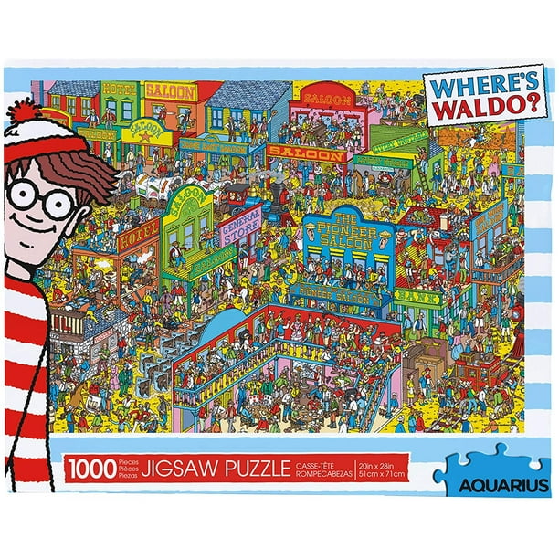 ?Donde esta Waldo Wild Wild West 1000 Piece Jigsaw Puzzle Aquarius AQUARIUS