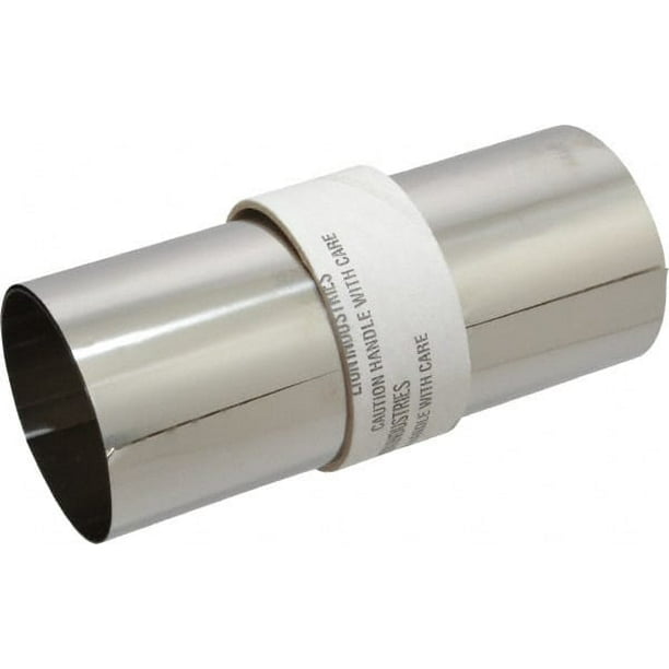 Made in USA Type 302 Stainless Steel Shim Stock Roll, 6" Wide x 50
