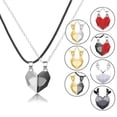 thumbnail image 2 of HOOUN Magnetic Couple Heart Necklaces Sweater Chain Fashion Jewelry Lovers Gifts -2, 2 of 9