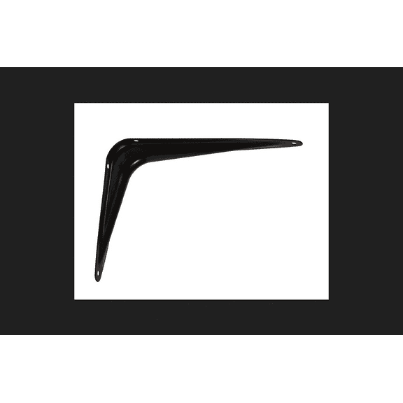 Ace Steel Black 18 Ga. Shelf Bracket 6 in. L x 1-5/8 in. W x 8 in. H